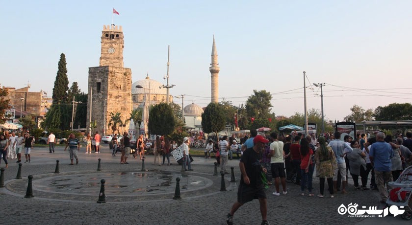  برج ساعت - کلاک تاور شهر ترکیه کشور آنتالیا