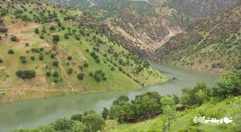  رودخانه سیروان شهرستان کرمانشاه استان پاوه