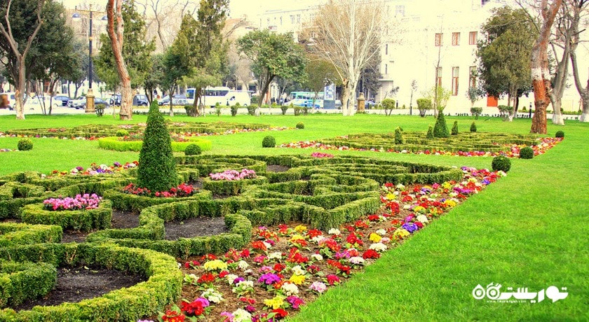 سرگرمی باغ گیاه شناسی مرکزی شهر آذربایجان کشور باکو