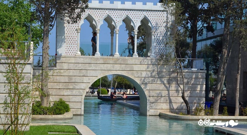 سرگرمی ونیز کوچک شهر آذربایجان کشور باکو