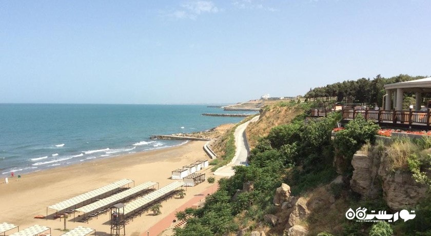 سرگرمی ساحل بیلگاه شهر آذربایجان کشور باکو