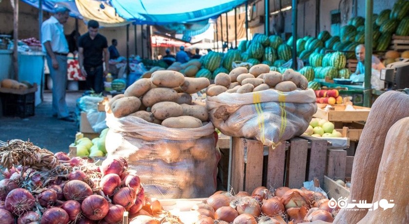 مرکز خرید تازه بازار شهر آذربایجان کشور باکو