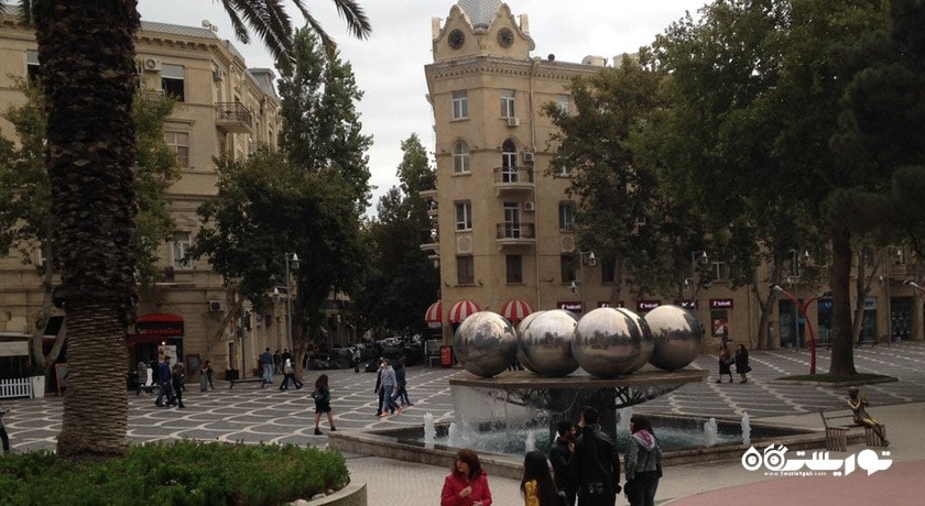  میدان فانتین باکو شهر آذربایجان کشور باکو