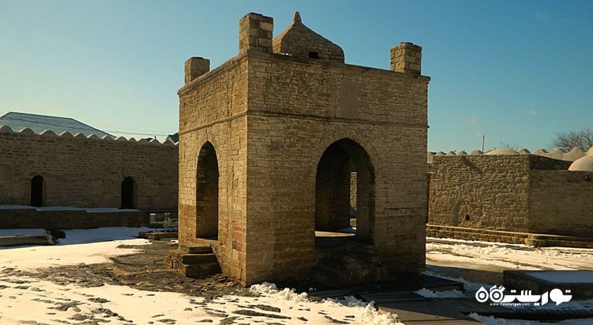  آتشگاه باکو شهر آذربایجان کشور باکو