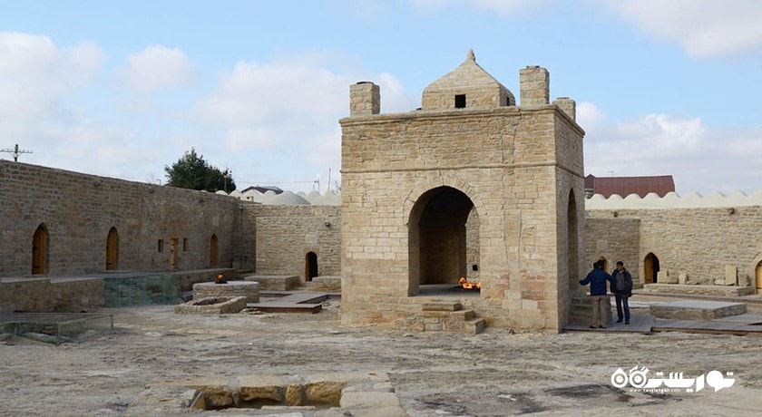  آتشگاه باکو شهر آذربایجان کشور باکو