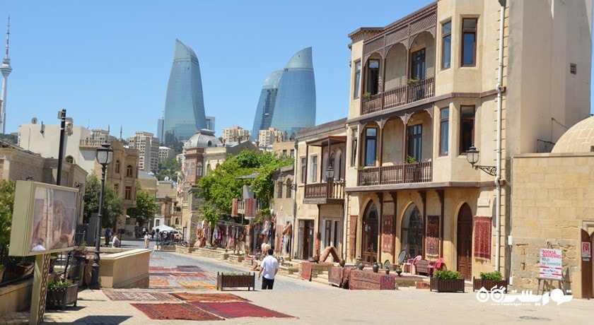  ایچری شهر شهر آذربایجان کشور باکو