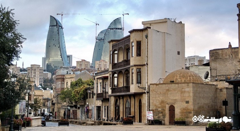  ایچری شهر شهر آذربایجان کشور باکو