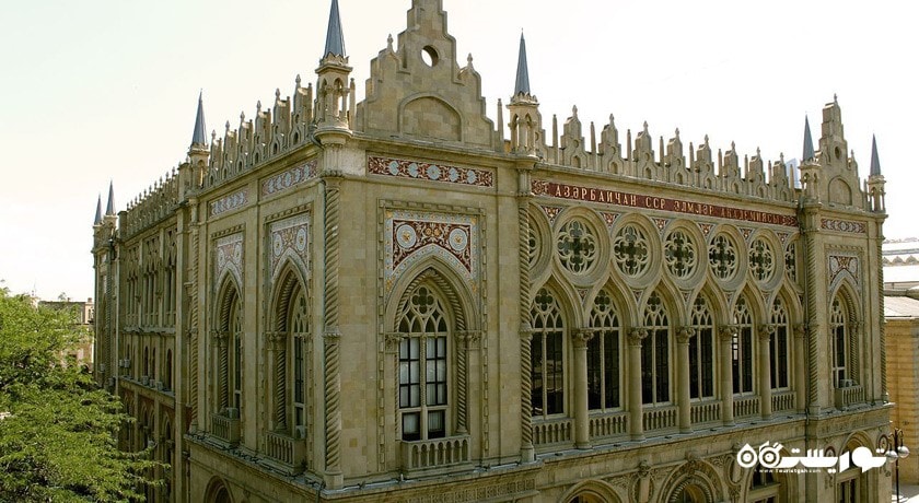  کاخ اسماعیلیه شهر آذربایجان کشور باکو