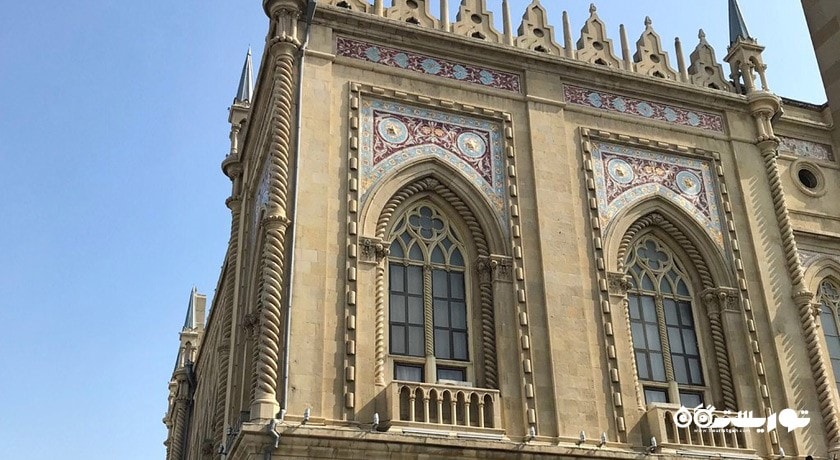  کاخ اسماعیلیه شهر آذربایجان کشور باکو