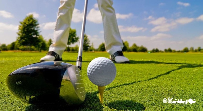 سرگرمی گلف در باکو شهر آذربایجان کشور باکو