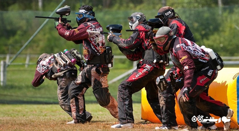 سرگرمی مرکز پینت بال باکو شهر آذربایجان کشور باکو