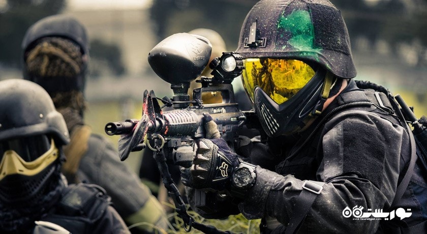 سرگرمی مرکز پینت بال باکو شهر آذربایجان کشور باکو