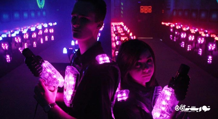 سرگرمی مجموعه سنجش اعصاب با لیزر توسط شرکت ای تی ایکس شهر آذربایجان کشور باکو