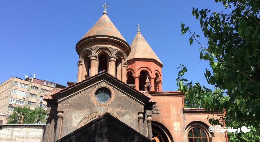  کلیسای زورآوور آستواتساتسین مقدس شهر ارمنستان کشور ایروان