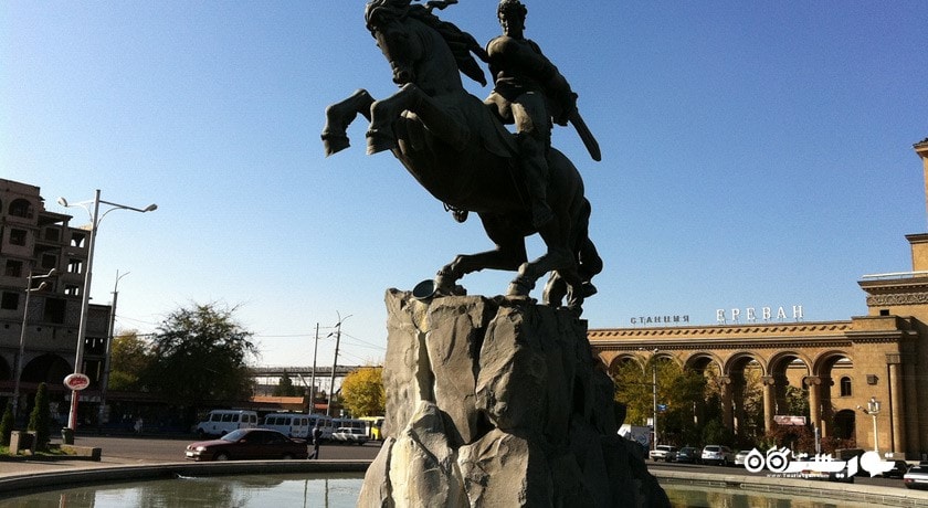  ایستگاه مترو ساسونتسی دیوید شهر ارمنستان کشور ایروان