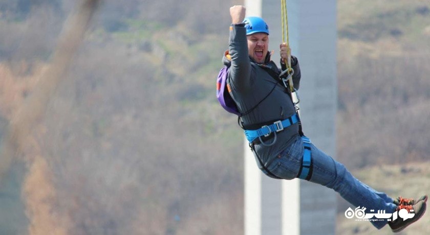 سرگرمی زیپ لاین ، ایروان شهر ارمنستان کشور ایروان