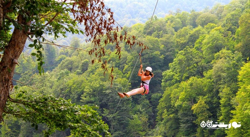 سرگرمی زیپ لاین ، ایروان شهر ارمنستان کشور ایروان