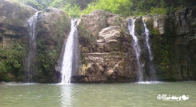  آبشار درازکش شهرستان مازندران استان بابل
