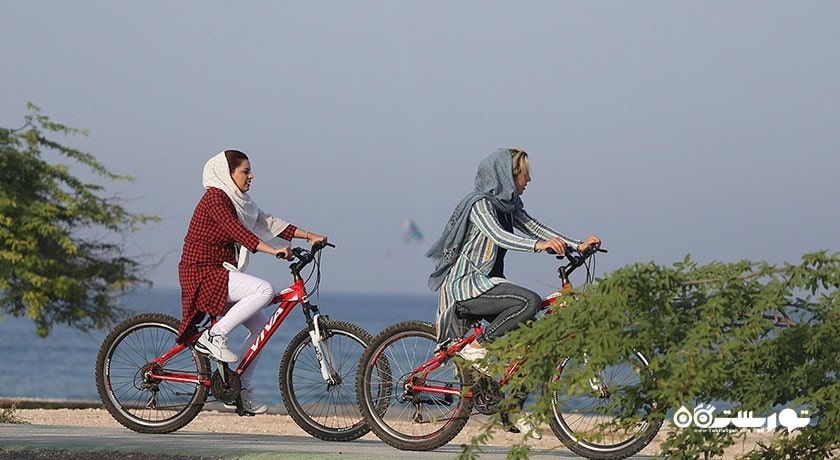  پیست دوچرخه سواری کیش شهر هرمزگان استان کیش