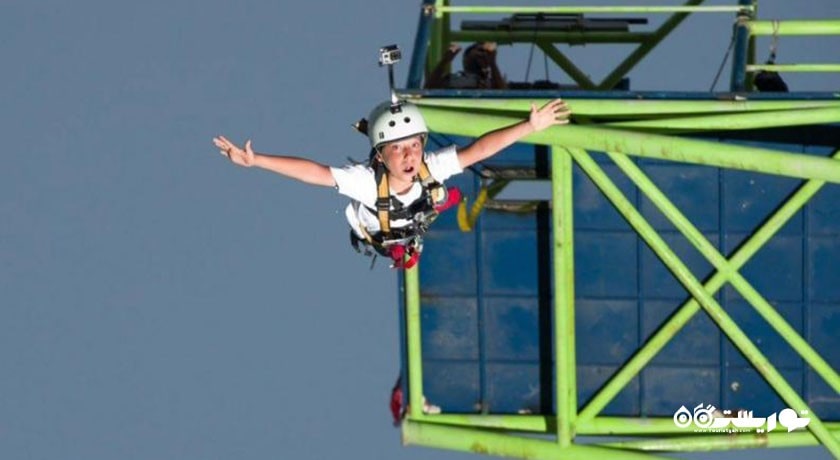  بانجی جامپینگ کیش شهر هرمزگان استان کیش