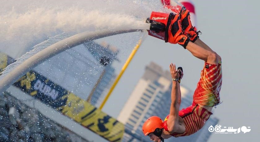  کلوپ دریایی فلای بورد کیش شهر هرمزگان استان کیش