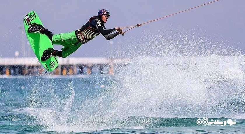  پارک کیبل اسکی  شهر هرمزگان استان کیش