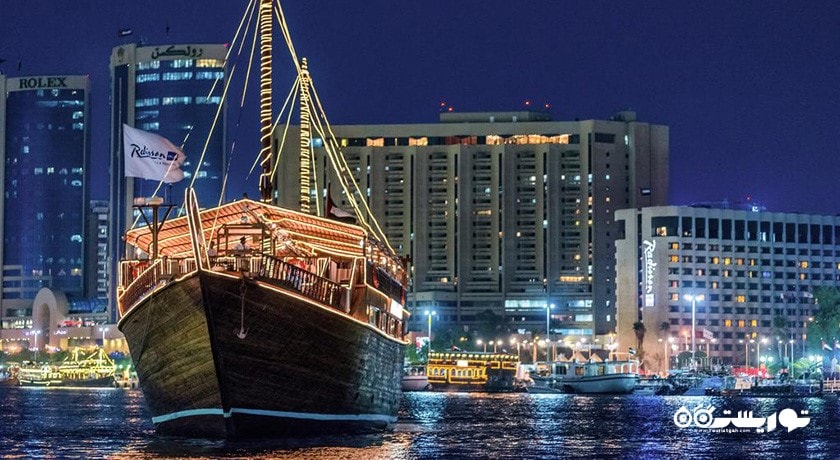 دورنمای زیبای کشتی عربی المنصور