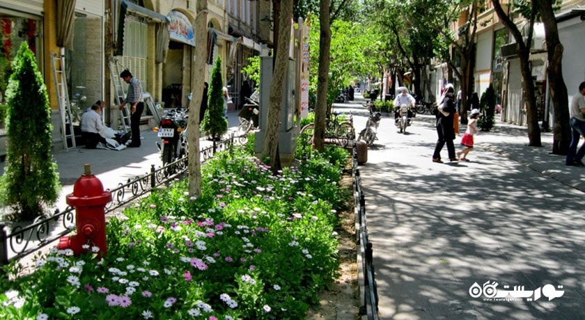 پیاده راه تربیت (خیابان سنگفرش تربیت) -  شهر تبریز