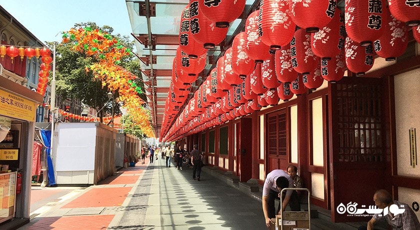  موزه و معبد مقدس دندان بودا شهر سنگاپور کشور سنگاپور