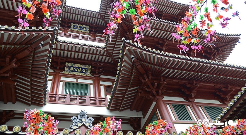  موزه و معبد مقدس دندان بودا شهر سنگاپور کشور سنگاپور