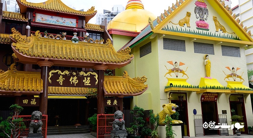  معبد 1000 فانوس شهر سنگاپور کشور سنگاپور