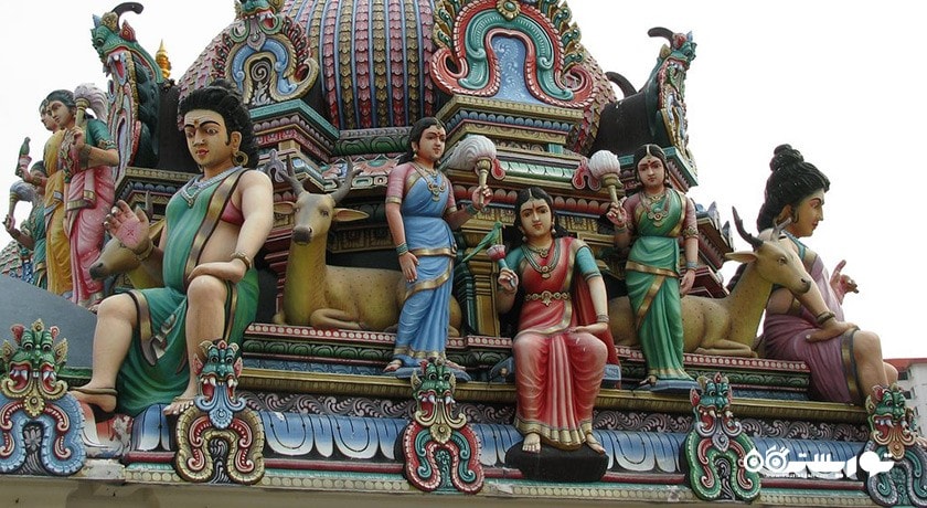  معبد سری ماریامان شهر سنگاپور کشور سنگاپور