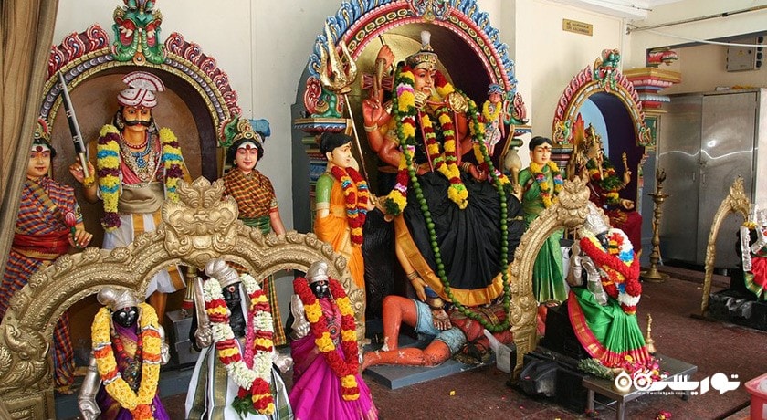  معبد سری ماریامان شهر سنگاپور کشور سنگاپور