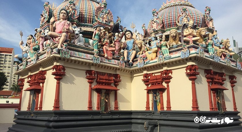  معبد سری ماریامان شهر سنگاپور کشور سنگاپور