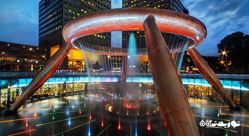 مرکز خرید مرکز خرید سانتک سیتی شهر سنگاپور کشور سنگاپور