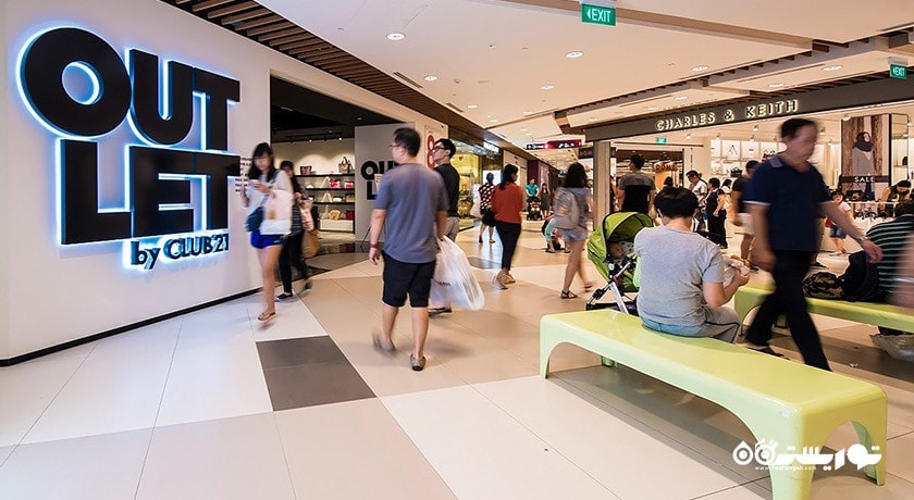 مرکز خرید آی ام ام اوت لت مال شهر سنگاپور کشور سنگاپور