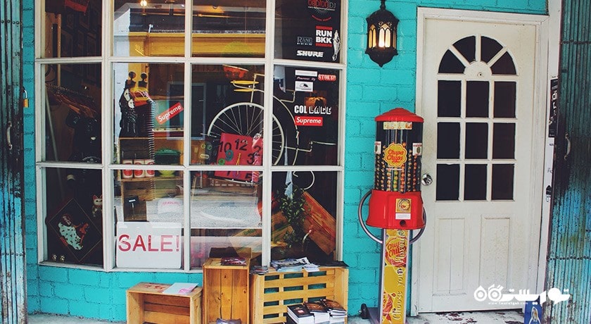 مرکز خرید خیابان حاجی لین شهر سنگاپور کشور سنگاپور