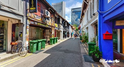 مرکز خرید خیابان حاجی لین شهر سنگاپور کشور سنگاپور