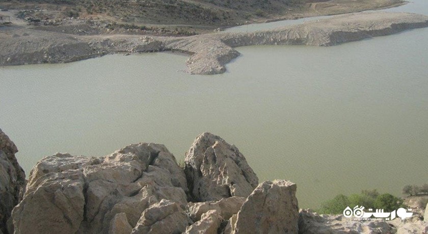  دریاچه سد تنگاب (دره تنگ آب) شهرستان فارس استان فیروز آباد