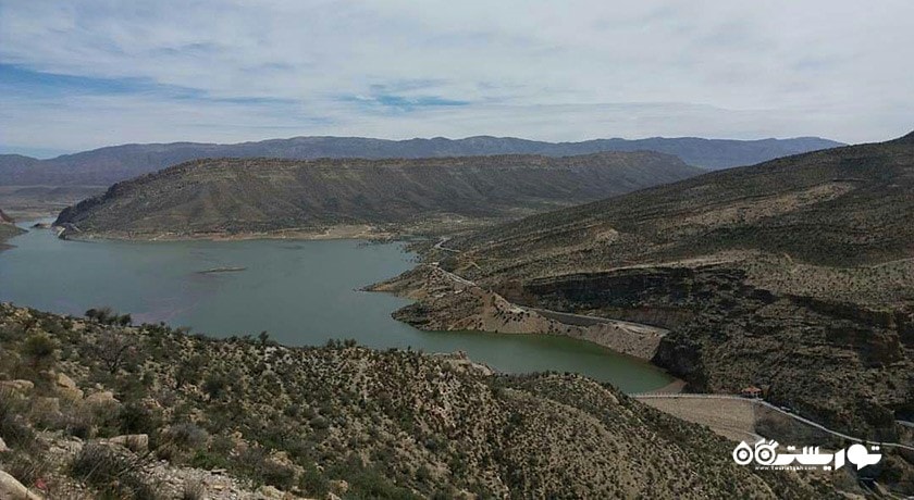  دریاچه سد تنگاب (دره تنگ آب) شهرستان فارس استان فیروز آباد