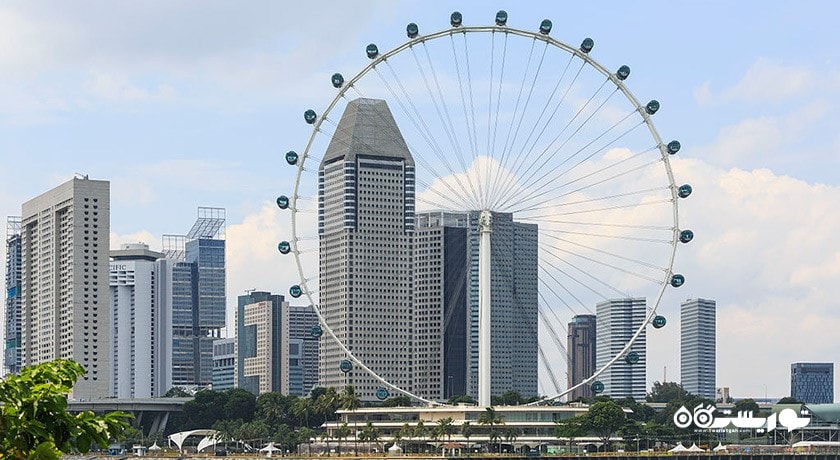 سرگرمی پرنده سنگاپور (چرخ و فلک سنگاپور) شهر سنگاپور کشور سنگاپور