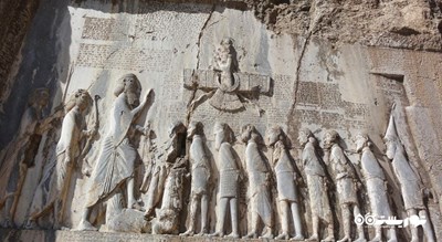  سنگ نبشته بیستون (کتیبه بیستون یا نقش برجسته داریوش) شهرستان کرمانشاه استان هرسین
