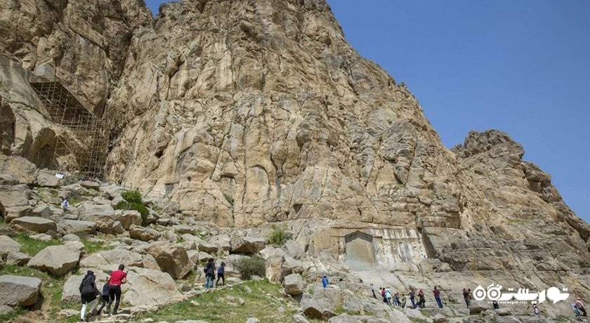  محوطه تاریخی بیستون شهرستان کرمانشاه استان هرسین