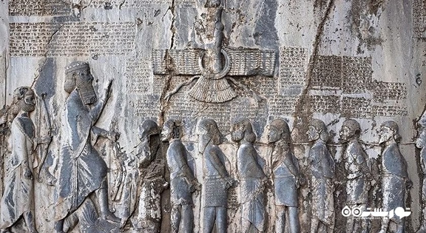  محوطه تاریخی بیستون شهرستان کرمانشاه استان هرسین