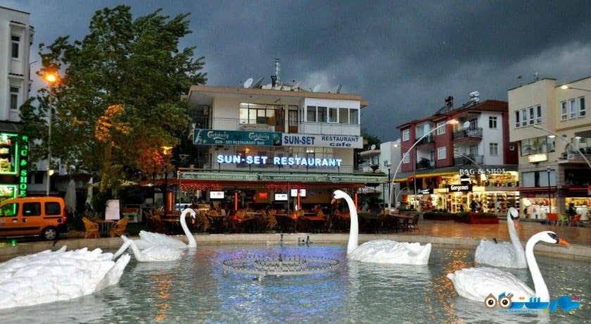 رستوران رستوران و بار سان ست شهر آنتالیا 