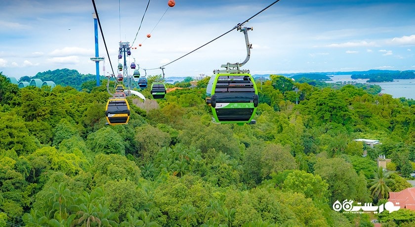سرگرمی تله کابین سنگاپور شهر سنگاپور کشور سنگاپور