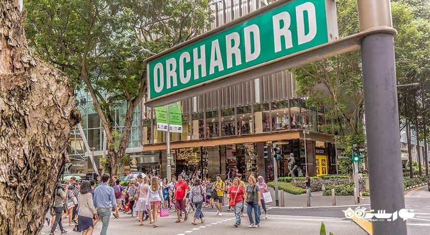 مرکز خرید خیابان اورچارد شهر سنگاپور کشور سنگاپور