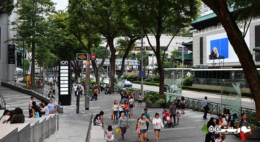 مرکز خرید خیابان اورچارد شهر سنگاپور کشور سنگاپور