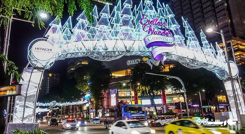 مرکز خرید خیابان اورچارد شهر سنگاپور کشور سنگاپور