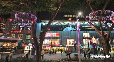 مرکز خرید خیابان اورچارد شهر سنگاپور کشور سنگاپور